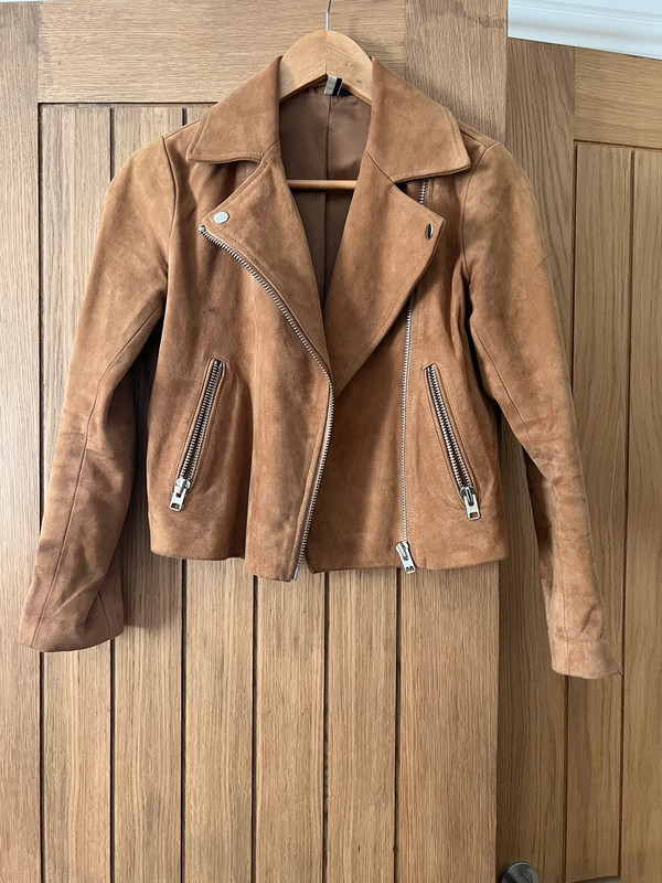 Topshop sale suede jacket