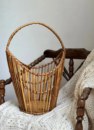 Panier en rotin vintage, marke: Vintage Love, zustand: Sehr gut, 44,00 €, 46,90 € inklusive Vinted-Käuferschutz