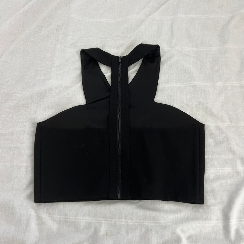 express black high neck crop top  S 3