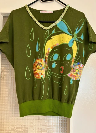 T-shirt vert original Pacino Wan, brand: Pacino Wan, condition: Very good, size: S / 36 / 8, €5.00, €5.95 includes Buyer Protection