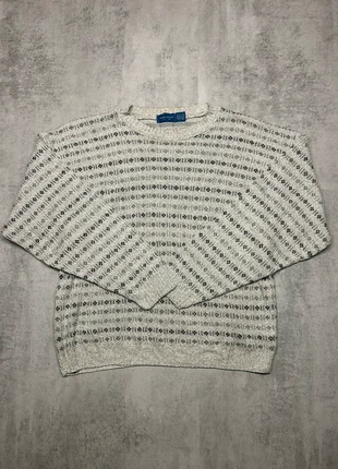 Pull vintage taille M , Town craft, fait main, Laine, fair isle, blanc et gris, marque: Vintage Dressing, état: Très bon état, taille: M, 25,00 €, 26,95 € Protection acheteurs incluse