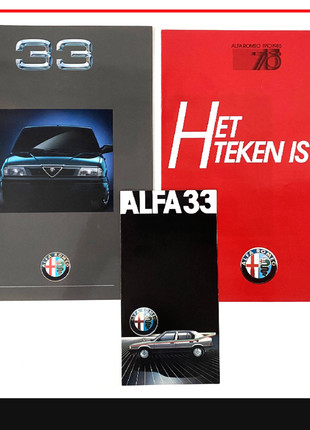 Alfa Romeo 33 – 3 folders, merk: Alfa Romeo, staat: Heel goed, 10,00 €, 11,20 € inclusief Kopersbescherming