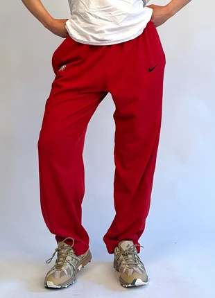 Vintage 00s 00s Nike UNLV Red Embroidered Straight Leg Joggers sweatpants loungewear, condition: Very good, size: L, £45.00, £47.95 includes Buyer Protection