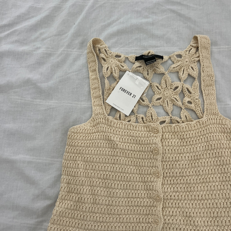 forever 21 crochet tank top 2