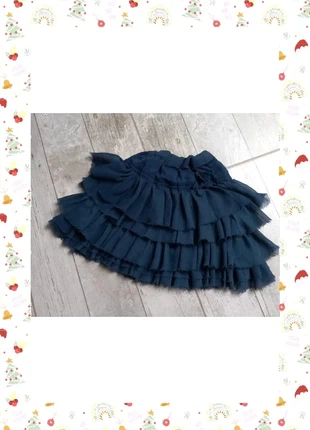 Jupe courte à volant bleu tissaia 3 ans, marque: Tissaia, état: Très bon état, taille: 3 ans / 98 cm, 2,00 €, 2,80 € Protection acheteurs incluse