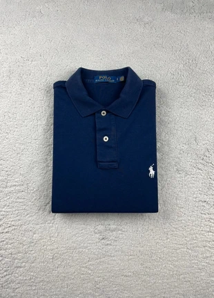 Polo à manche courte - Polo Ralph Lauren - Couleur Bleu Marine logo brodé Blanc - Taille S Homme, merk: Ralph Lauren, staat: Heel goed, maat: S, € 24,90, € 26,85 inclusief Kopersbescherming Pro