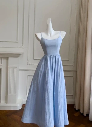 Sininen mekko, marke: djmxndfxj, zustand: Neu, größe: S / 36 / 8, 40,00 €, 42,70 € inklusive Vinted-Käuferschutz