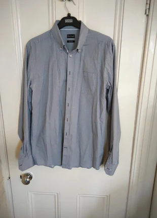 Bruun and Stengate men's long sleeved shirt size16.5" great/white patterned, brand: Bruun & Stengade, condition: Very good, size: 16.5 in | 41 cm, £5.00, £5.95 includes Buyer Protection