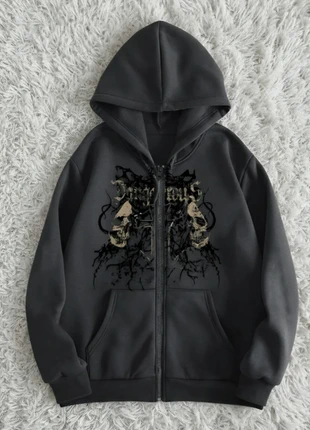 Sweat à capuche Y2K Oversize à motifs, Taille L, Neuf, marque: y2k, état: Neuf sans étiquette, taille: L, 30,00 €, 32,20 € Protection acheteurs incluse