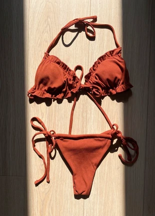 🤎| Ensemble maillot de bain deux pièces marron, brand: Shein, condizioni: Ottime, taglia: XS / IT 38 / EU 34, €5.00, €5.95 include la Protezione acquisti