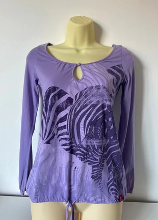 Y2K EDC lilac/purple long sleeve top XS, brand: EDC by Esprit, condition: Very good, size: XS / UK 4-6, £15.00, £16.45 includes Buyer Protection Pro