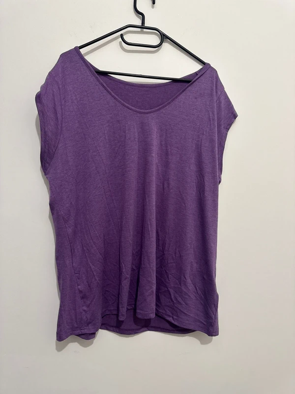Tunique Femme Sans Manche – Violet – Grande Taille XXL