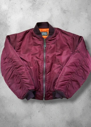 Bomber/FlyingJacket Schott Vintage Type MA-1 Bordeaux Oversize, marca: Schott, estado: Muy bueno, tamaño: M, 150,00 €, 158,20 € Protección al comprador Pro incluida
