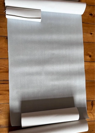 Lot de Rouleaux entamés de tapisserie bleue métallisée, estado: Muito bom, €10.00, €11.20 inclui Proteção do Comprador