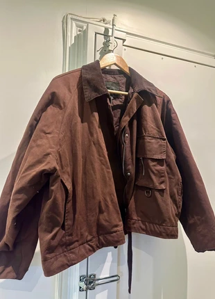 Zara red-brown warm cotton jacket, marque: Zara, état: Très bon état, taille: M / 38 / 10, 45,00 €, 47,95 € Protection acheteurs incluse