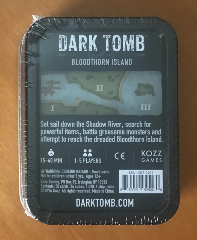 Dark Tomb: Bloodthorn Island - Kickstarter KS - Gioco da tavolo - Board Game - Nuovo New 2