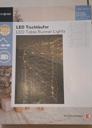 LED Tischläufer Neu Ovp, merk: liv&bo, staat: Nieuw met prijskaartje, € 5,00, € 5,95 inclusief Kopersbescherming