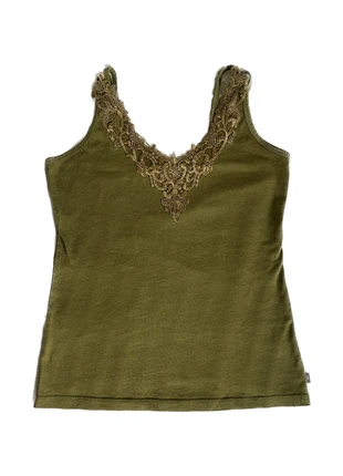 Groen herfstig topje, marca: Vintage, estado: Muito bom, tamanho: M / 38 / 10, €12.00, €13.30 inclui Proteção do Comprador