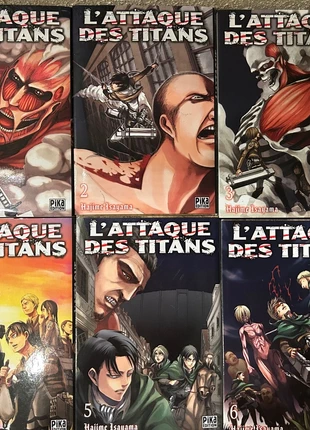 L'Attaque des Titans - Tome 1-6, état: Très bon état, 20,00 €, 21,70 € Protection acheteurs incluse