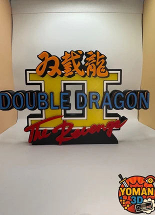Logo double dragon 2 the revenge, brand: yoman3D, condizioni: Ottime, taglia: Taglia unica, €15.00, €16.45 include la Protezione acquisti Pro