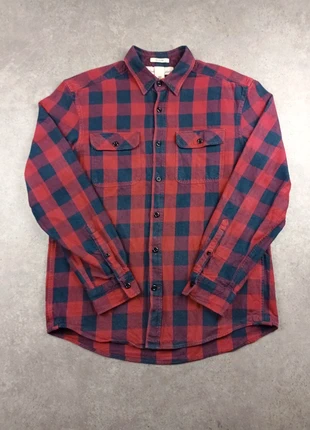 Chemise en flanelle à carreaux L.O.G.G rouge/bleu marine regular vintage taille M homme, brand: Vintage Dressing, condition: Very good, size: M, €10.00, €11.20 includes Buyer Protection Pro