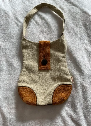 Rattbag Natural Woven Shoulder Bag with Leather Accents, condition: Good, £9.99, £11.19 includes Buyer Protection