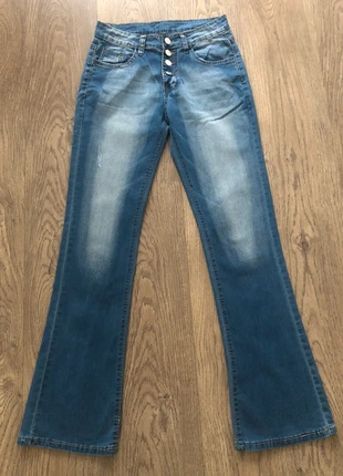 Vintage jeans wide leg , merk: Vintage Dressing, staat: Heel goed, maat: XS / 34 / 6, € 5,00, € 5,95 inclusief Kopersbescherming