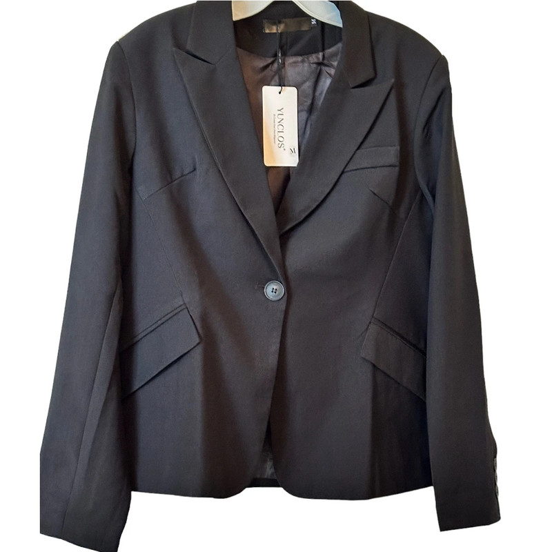 Yunclos Women’s Casual Long Sleeve Work Office Blazer 1