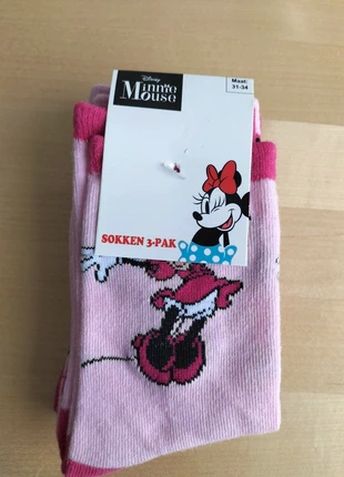 Minnie Mouse 3 stuks sokken maat 31-34, marque: Minnie, état: Neuf avec étiquette, taille: 7 ans / 122 cm, 3,99 €, 4,89 € Protection acheteurs incluse
