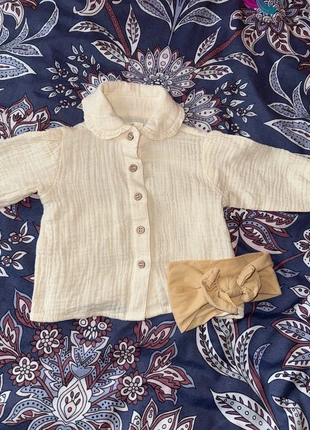 Blouse fille, marca: Zeeman, estado: Novo sem etiquetas, tamanho: 6-9 meses / 68 cm, €3.00, €3.85 inclui Proteção do Comprador