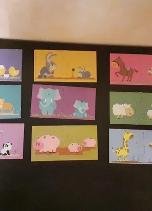 Puzzles animaux, merk: diset, staat: Veelgebruikt, maat: 24-36 maanden / 92 cm, € 1,00, € 1,75 inclusief Kopersbescherming