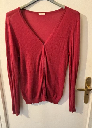 Cardigan American vintage | rouge bordeaux | taille L | 100% coton, marque: American Vintage, état: Très bon état, taille: L / 40 / 12, 30,00 €, 32,20 € Protection acheteurs incluse