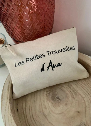 Trousse en coton, marca: Les Petites Trouvailles d’Ana, estado: Muy bueno, 10,00 €, 11,20 € Protección al comprador Pro incluida