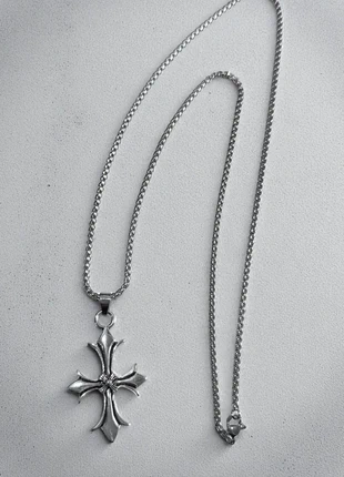 Collana chrome croce goth chromehearts style in acciaio inossidabile, marque: CHROME, état: Très bon état, 10,90 €, 12,15 € Protection acheteurs incluse