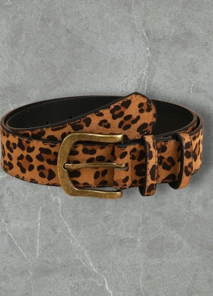 Ceinture fine motif léopard marron y2k vintage neuf jamais porté, marque: Vintage Dressing, état: Neuf avec étiquette, taille: 105 cm, 11,99 €, 13,29 € Protection acheteurs incluse