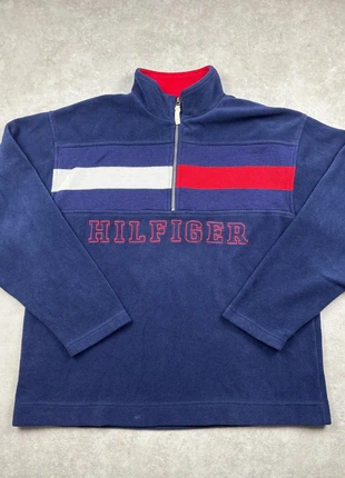 Pull Polaire halfzip Tommy Hilfiger 1/4 zip - Taille L - Marine, marke: Tommy Hilfiger, zustand: Sehr gut, größe: L, 31,00 €, 33,25 € inklusive Vinted-Käuferschutz
