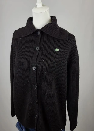 Gilet Lacoste femme noir col chemise taille 46 cardigan logo crocodile vintage, marque: Lacoste, état: Très bon état, taille: XXXL / 46 / 18, 25,00 €, 26,95 € Protection acheteurs (Pro) incluse