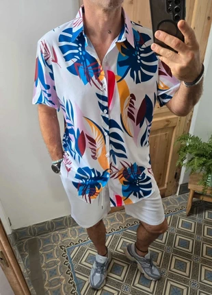 🌴 Ensemble estival homme – Man Finiti – Taille 42/44, merk: man finity, staat: Heel goed, maat: XL, € 18,00, € 19,60 inclusief Kopersbescherming Pro