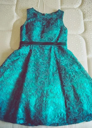 Vestido de graduación Turquesa , brand: Juju & Christine, condition: Very good, size: XL / 42 / 14, €65.00, €68.95 includes Buyer Protection