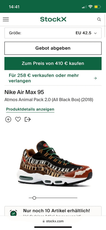 Nike Air Max 95 DLX Animal Pack Vinted