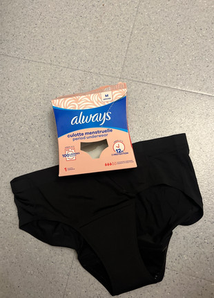 Culotte menstruelle, marque: Always, état: Neuf avec étiquette, taille: L / 40 / 12, 25,00 €, 26,95 € Protection acheteurs incluse