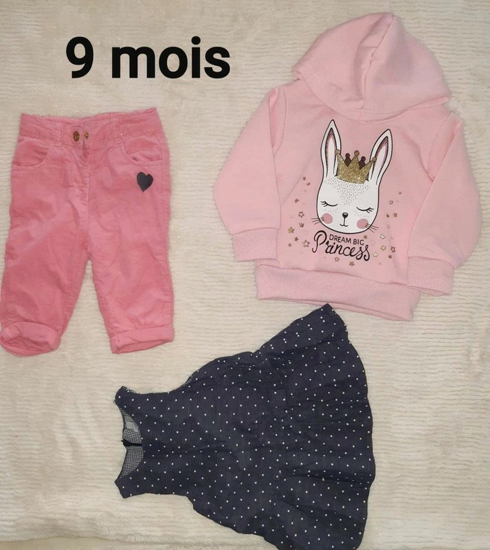 Lot De Divers Articles Bebe Fille 9 Mois Vinted