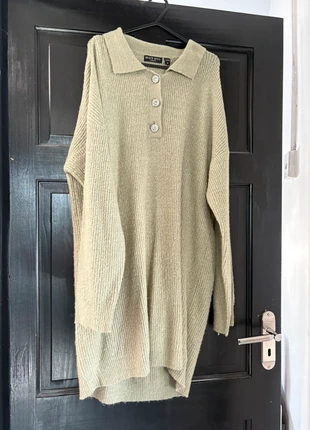 Sage green knitted jumper dress, brand: ASOS, condition: New without tags, size: 5XL / 50 / 22, €10.00, €11.20 includes Buyer Protection