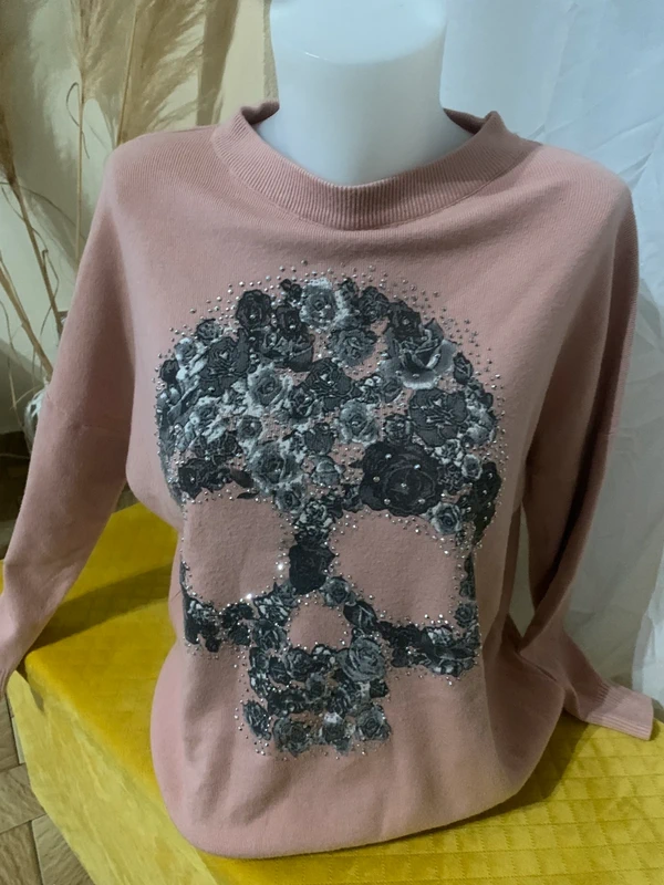 Pull rose Moewy taille 44-46
