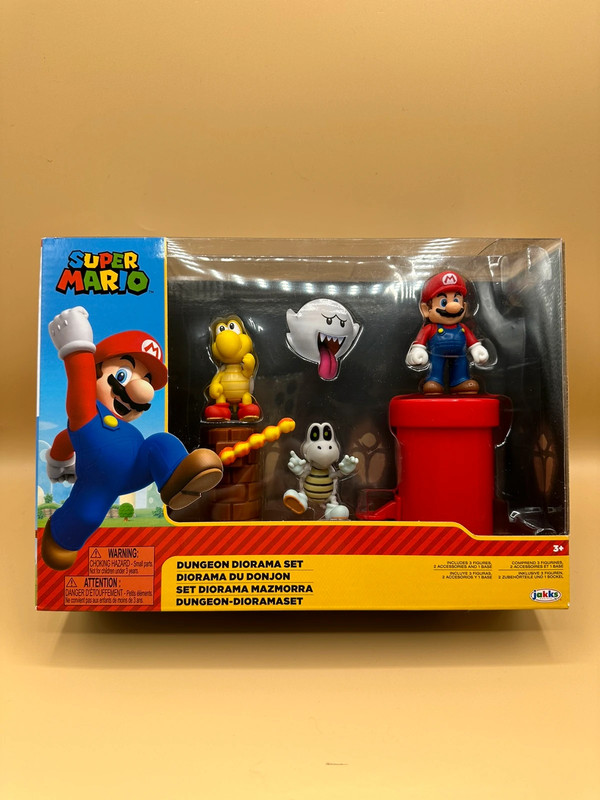 gioco giocattolo SUPER MARIO BROS set diorama Mazmorra per bambini