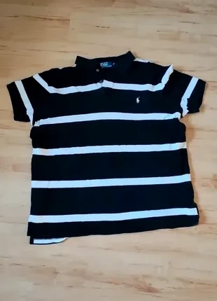 Polo Ralph Lauren Poloshirt Schwarz Gestreift Herren XXL, marque: Ralph Lauren, état: Très bon état, taille: XXL, 9,90 €, 11,10 € Protection acheteurs incluse