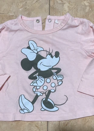 Camiseta bebé Minnie, marca: COTTON JUICE, estado: Muito bom, tamanho: 6-9 meses / 68 cm, €2.50, €3.33 inclui Proteção do Comprador