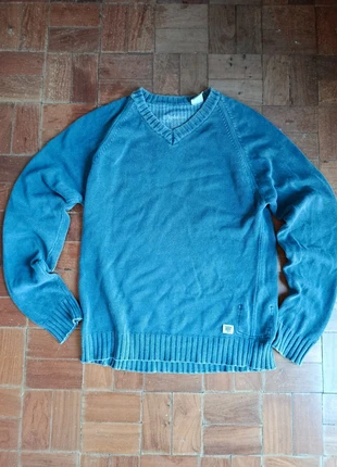 Suéter Masculino Azul Marinho Timberland, marca: Timberland, estado: Muito bom, tamanho: M, €17.00, €18.55 inclui Proteção do Comprador