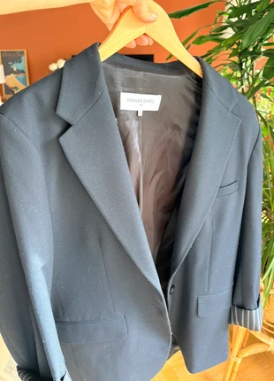 Veste bleue foncée Gerad Darel, marque: Gerard Darel, état: Bon état, taille: XXXL / 46 / 18, 15,00 €, 16,45 € Protection acheteurs incluse