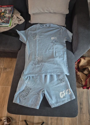 Ensemble tee-shirt oversize + short, brand: Boohoo, condition: Good, size: S, €8.00, €9.10 includes Buyer Protection